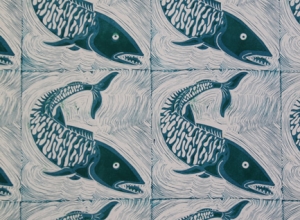 ‘Daborr’ (mackeral) wallhanging, Rosie’s Art Studio, POA