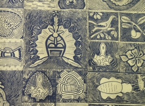 ‘Lifestyle’ wall hanging, Rosie’s Art Studio, POA
