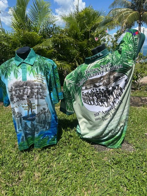 Blue Torres Strait Light Infantry Battalion 80th Anniversary 2023 Shirt - Image 3